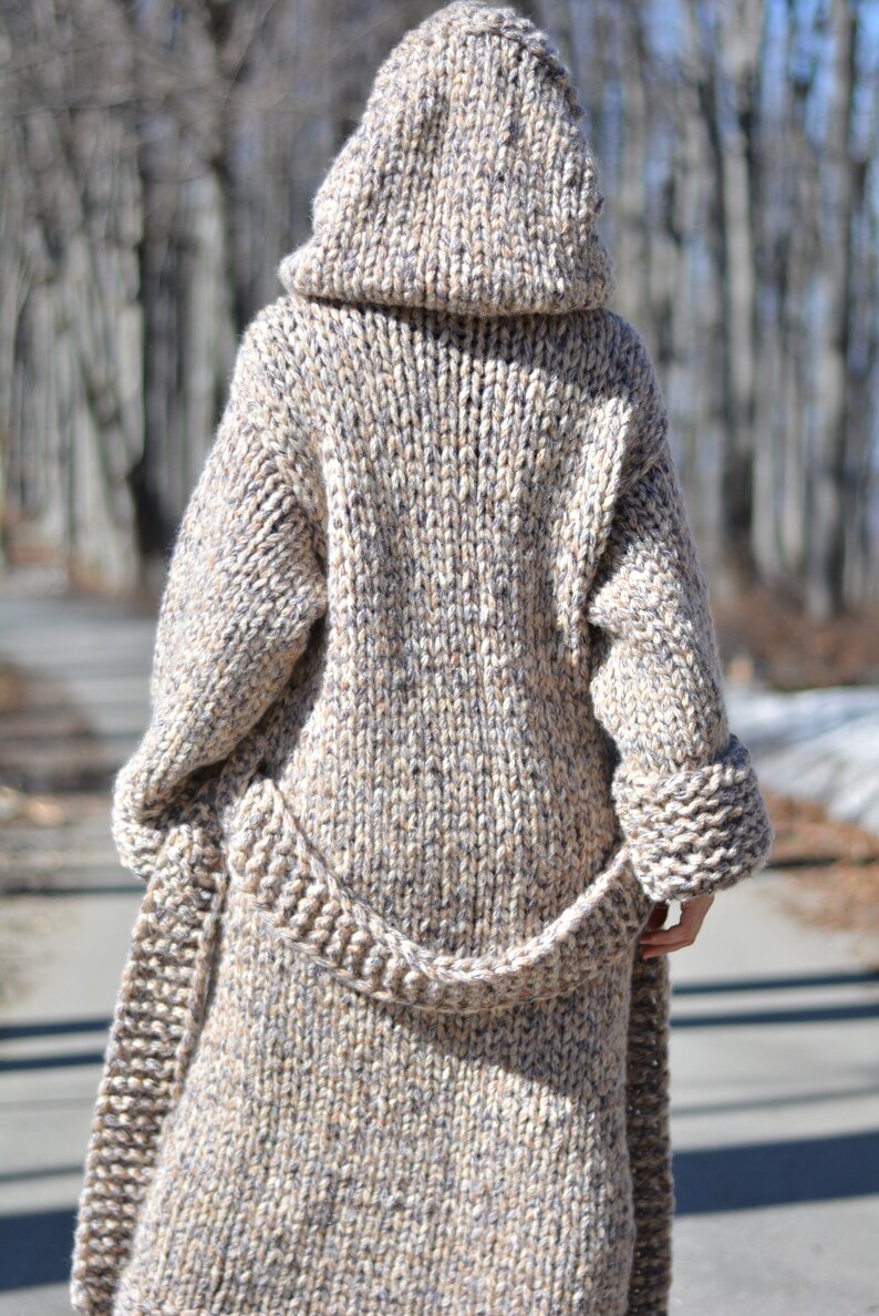 Handmade wool cardigan hand knitted cardigan chunky wool | Etsy