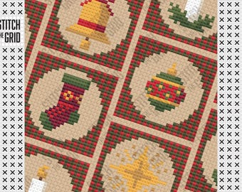 Christmas Mini Cross Stitch Patterns • Cosy Flannel Bundle • Modular Minis