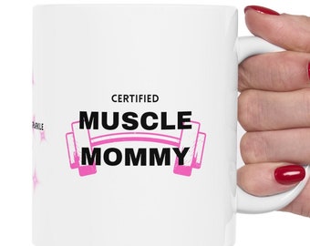 Gym Rat Mug for Women - Muscle Mommy Mug, Gym Lover, Gym Girl