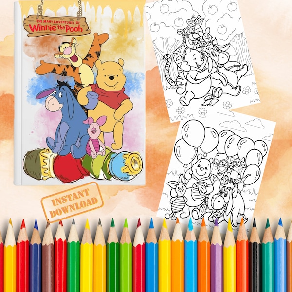 Adult Winnie the Pooh Art - Etsy