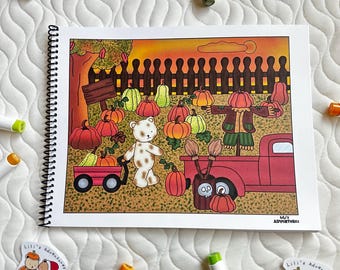 Cozy Seasons Coloring book