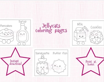 Jellycat Coloring Pages: Bold & Easy Printables (Instant PDF Download)