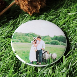 Custom Photo Magnets: Personalized Round Fridge Magnets (2.25&quot;) A Thoughtful Gift for Any Occasion, Family