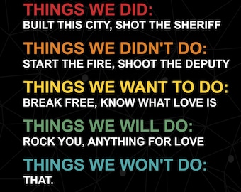 Things We Did Didn't Want Will Won't Do Png, Retro Vintage Sarcastic Png, Things We Did Funny Png