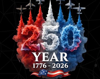 USA 250th Anniversary Png, 1776-2026 Patriotic American Pride Png, 4th of July 2026 Png