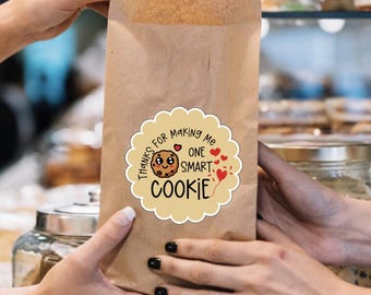 One Smart Cookie Stickers: Teacher Appreciation Gift