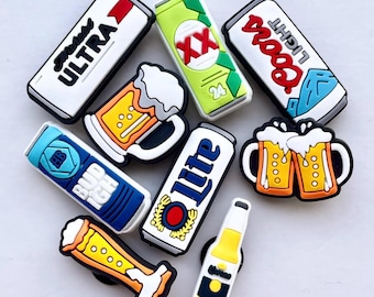 Choose Your Own! Fridge Magnet OR Shoe Clips Charm - Soft Drinks - Soda Pop Fizzy Drink Cans - Shoe Clogs Accessory - Refrigerator Magnet