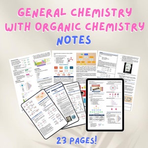 Chemia ogólna z notatkami z chemii organicznej