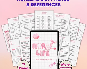 Nursing Duty Notes and References | Vital Signs Guide | NANDA Diagnoses ...