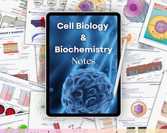 Cell Biology & Biochemistry Notes | Comprehensive Study Guide for Nursing and Med Students | Printable PDF