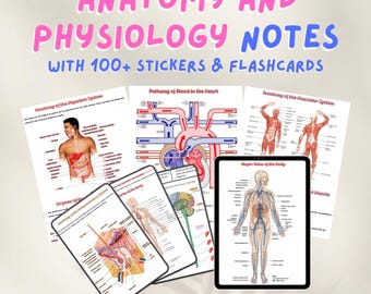 Anatomy and Physiology Notes Anatomy Study Guide Anatomy Notes Physiology Notes A & P Nursing Notes Bundle NCLEX Study Guide Medical Notes