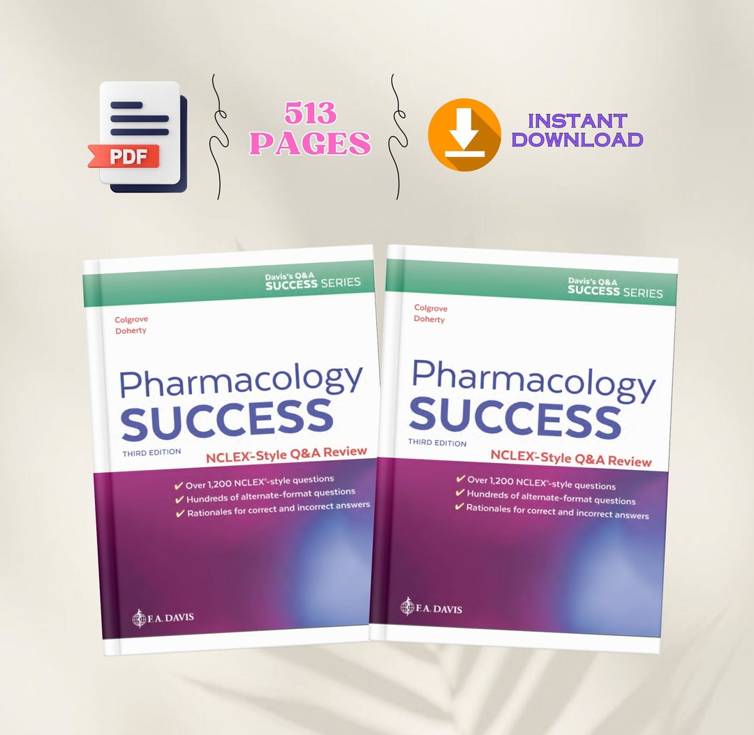 Q&A Success Series Pharmacology Success 3rd Edition Nclex-style Q and A ...