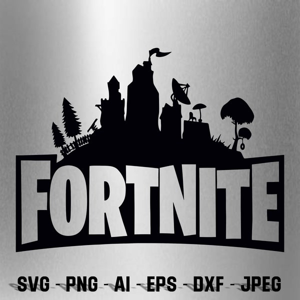 Fort Gaming Svg, F-Nite Logo, F-Nite Clipart Svg, F-Nite Lama, F-Nite Game Svg Christmas Gift Pc Gaming Svg Kid Birthday Svg Icons