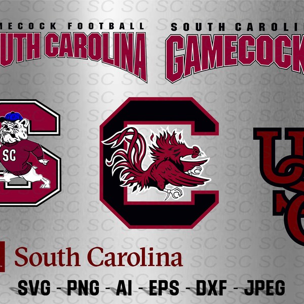 South-Carolina svg, n-c-aa team, College Football, College basketball clip art available for instant download !!!