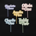 Custom Birthday Girl or Boy Cake Topper - Elegant and Trendy Cake Decoration Happy Birthday product logo