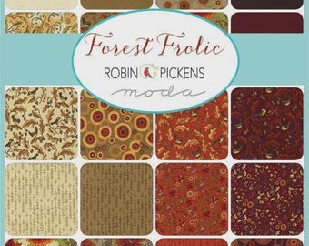 Forest Frolic 13Pc. Fat Quarter bundle, by Robin Pickens for Moda Fabrics