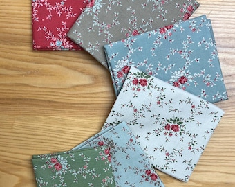 Tilda Merry Little Christmas 6pc . Merry Fat Quarter Bundle