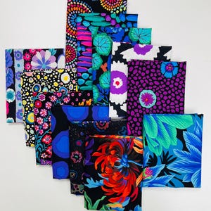 10 Kaffe Fassett BLACK Fat quarter bundle