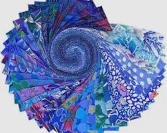 Kaffe Fassett LAKE 2.5" Jelly Roll
