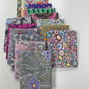 10 Kaffe Fassett GRAY Fat quarter bundle