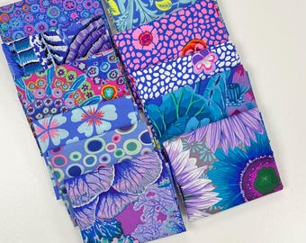 10 Kaffe Fassett BLUE Fat quarter bundle