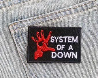 Écusson fer à repasser en métal lourd, écussons brodés pour vêtements, sacs, chapeaux, crochet et boucle