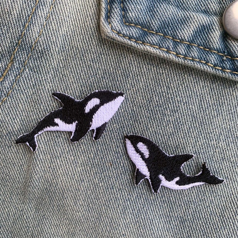 Iron on Patches Whales - Etsy