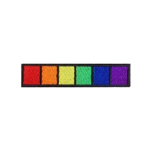 Naszywka do prasowania Pride LGBT+, aplikacja do naszycia haftowanego
