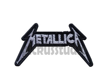 Écusson thermocollant Metallica en métal, écusson DIY pour veste, sac à dos, jean