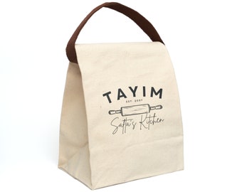 Tayim Saftas Küche Canvas Lunch Bag Jüdisches Feiertagsgeschenk