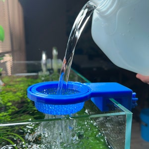 Aquarium Wasserwechsel Diffusor | WetCup für randlose Fischaquarien | Aquascaping-Werkzeug