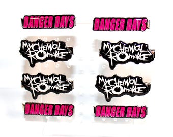 My Chemical Romance MCR inspired hair clips accessories