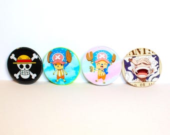 Cute anime inspired phone grip pirate