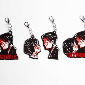 My Chemical Romance MCR zipper charms and keychains Three Cheers For Sweet Revenge