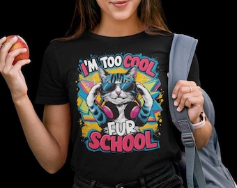 Funny Cat Graphic T-Shirt, Cat Lover Gift