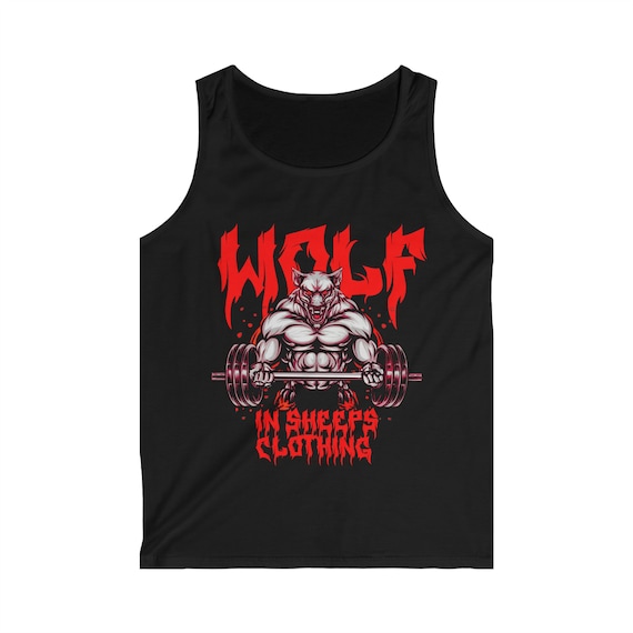 Buy Men's Gym Tank Top Wolf in Sheep's Clothing Muscle Shirt