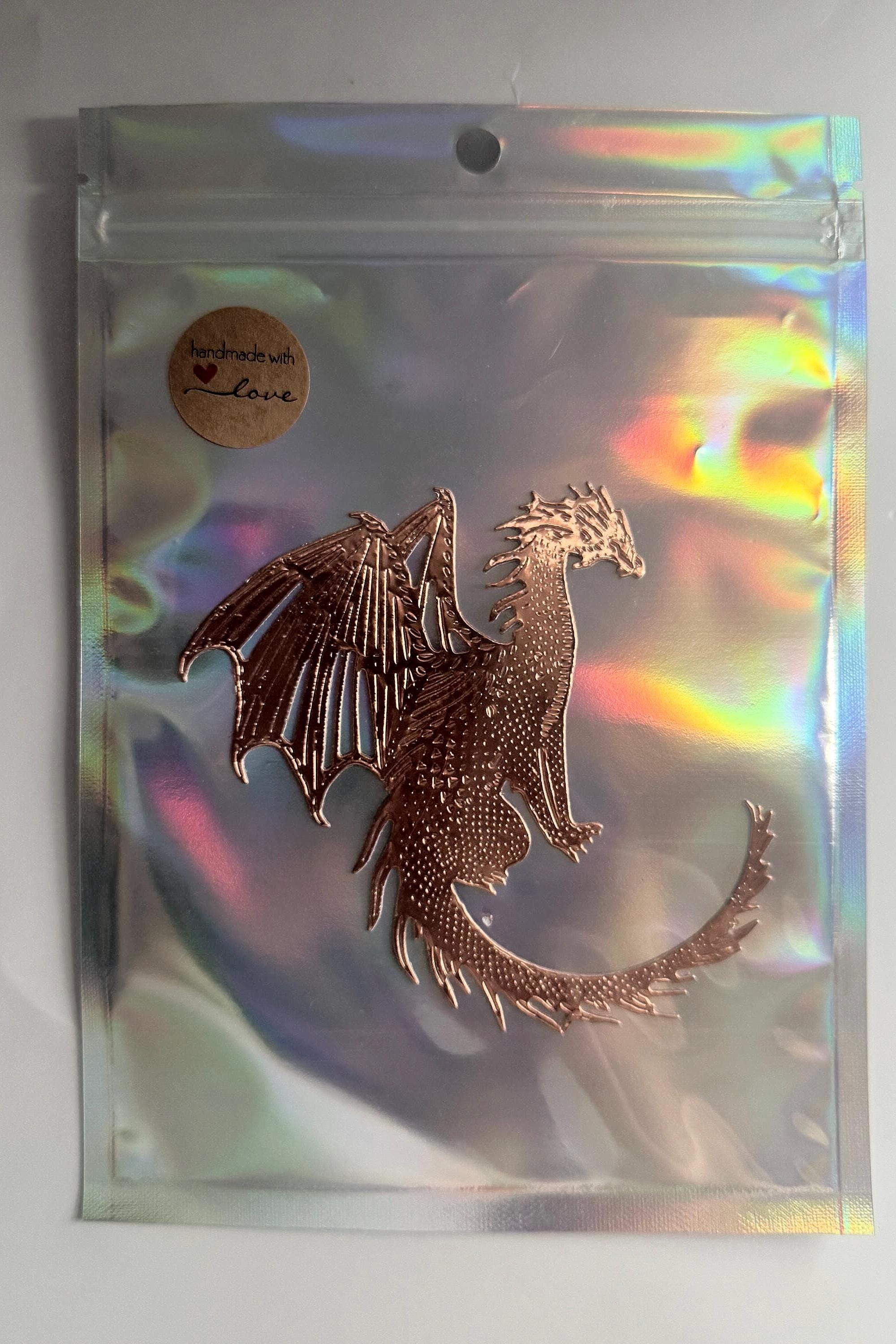 Dragon Fill Sticker Adhesive Copper Foil Overlay Design Sticker - Dragon - Etsy