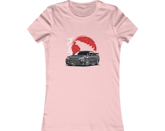 JDM Car Girl Tee, Fahrzeug Grafik Shirt, Geschenk für Auto Liebhaber