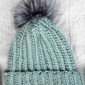 Cute Handmade Crochet Winter Hats with Pompoms For Woman, Men, Children ,And Babies
