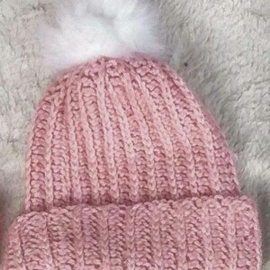 Cute Handmade Crochet Winter Hats with Pompoms for Men, Women, Children, and Babies