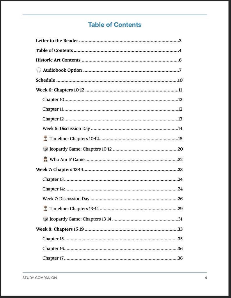 Weeks 6-10 of the Discoverers: Study Companion | Discussion Questions ...