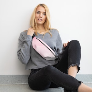 Fanny Pack Palest Pink (Glow Collection): Perfect for your lifestyle, whether you say bum bag, crossbody purse,  or sling/hip/waist belt.