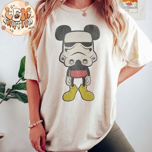Koszulka Retro Disney Mickey Star Wars, Koszulka rodzinna Star Wars, Koszulka Vintage Disney, Koszulka Mickey Mouse, Koszulka Stormtrooper, Koszulka Disney Trip