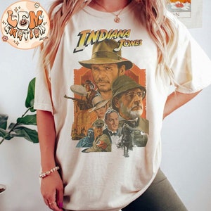 Vintage 90s Indiana Jones Adventure Disneyland 1995 Comfort Colors, Indiana Jones Shirt, Vintage Disney Movie Shirt, Disneyland Adventure