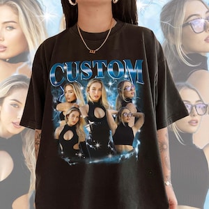 Custom Bootleg Rap Tee, Custom Photo - Vintage Graphic 90s Tshirt, Custom Photo Shirt, CUSTOM Your Own Bootleg Idea Here, Insert Your Design