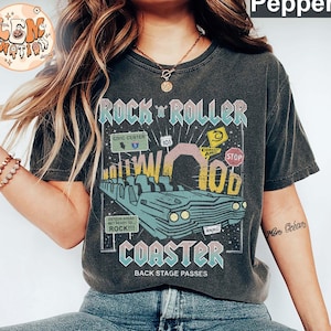 Retro Disney Rockin Roller Shirt, Disney Hollywood Studios Shirt, Disneyland Shirt, Disneyworld Shirt, Disney Family Shirt,Disney Trip Shirt