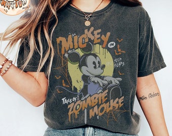 Shirt Mickey Mouse zombiehuis, Mickey's Not So Scary Party Halloween-shirt, shirt Halloween-muis, shirt Halloween-feest, Mickey Ghost-shirt