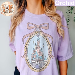Retro Disney Castle Comfort Color Shirt, Princess Castle Sketch, Magical Shirt, Castle Shirt, Disney Family Vacation Tee, Disney Kids Shirt