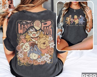 Camisa retrô do Winnie The Pooh, camisa vintage Pooh e amigos, camisa Disney Pooh, camiseta Pooh, camiseta do Urso Pooh e Co, camisa do Winnie The Pooh