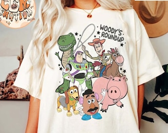 Retro Disney Toy Story-filmpersonages shirt, Disney World shirt, Disneyland vakantiereis cadeau shirt, Disneyland shirt, Disney Trip T-shirt